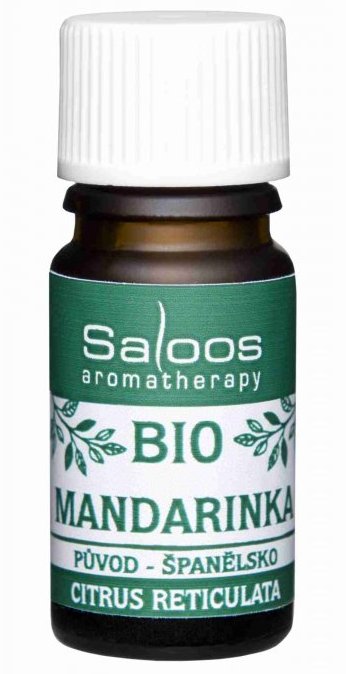 Éterický olej MÁTA KADEŘAVÁ BIO 5 ml, Saloos