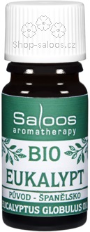Éterický olej EUKALYPT BIO 5 ml, Saloos
