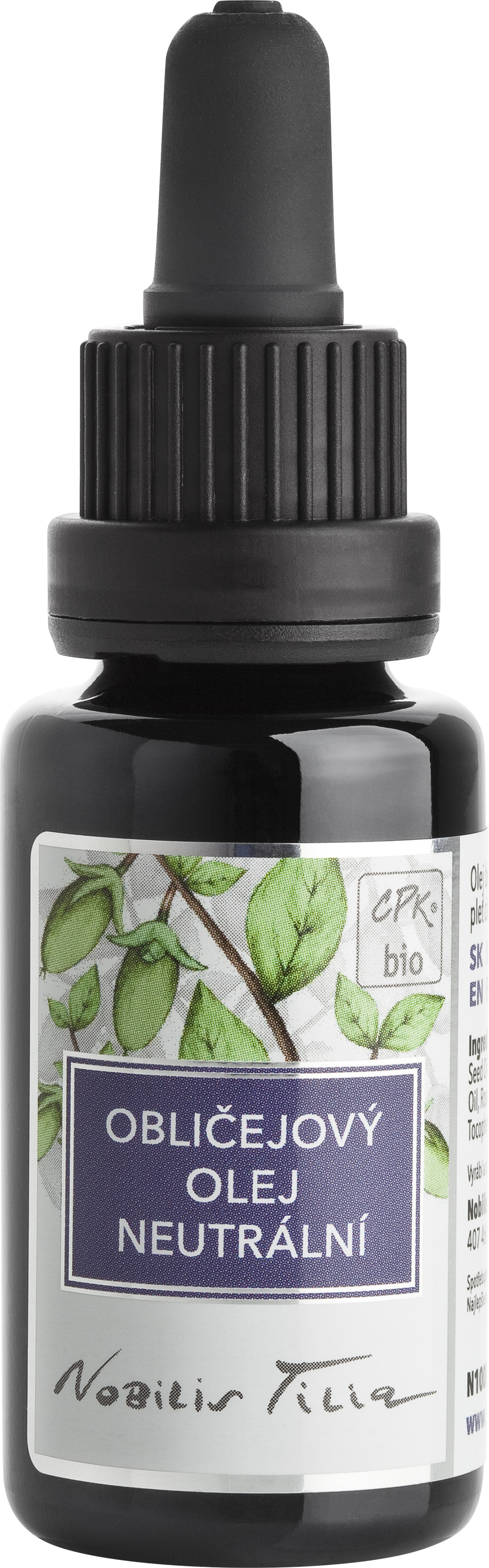 Obličejový olej Neutrální 20ml Nobilis Tilia