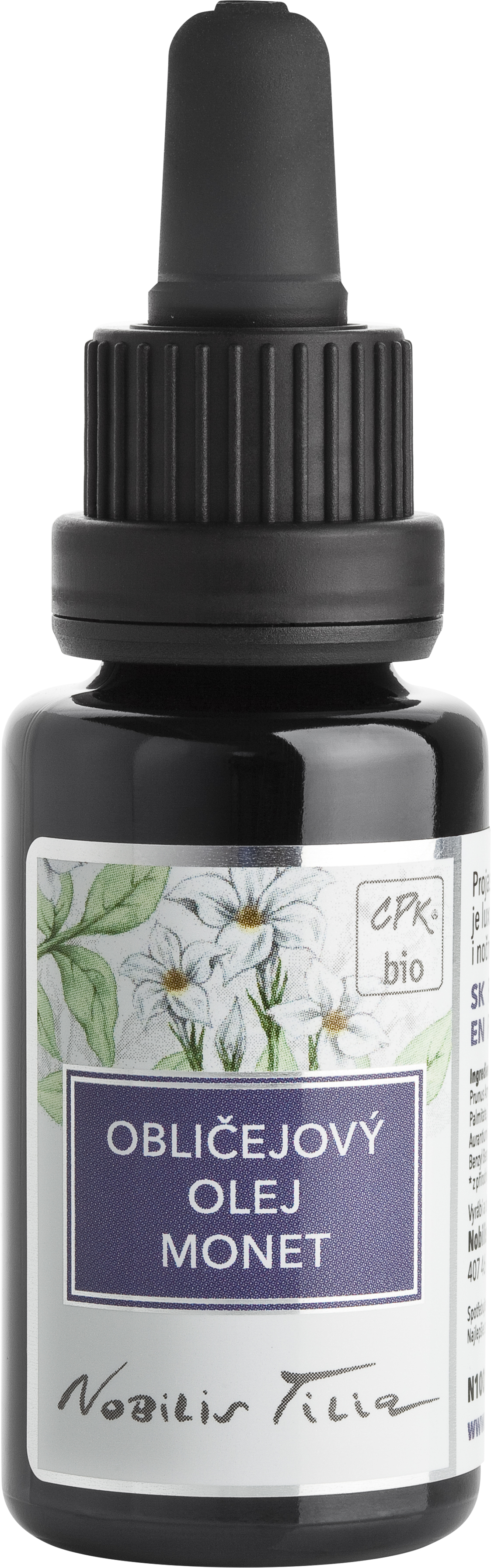 Obličejový olej Monet 20ml Nobilis Tilia