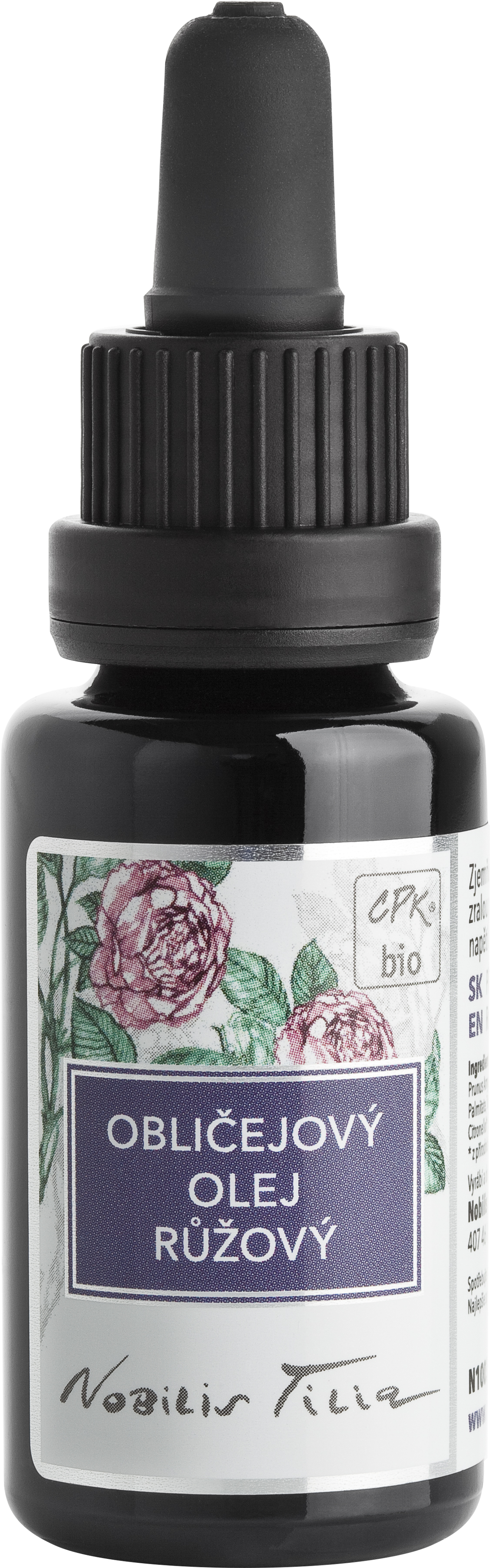 Obličejový olej Růžový 20ml Nobilis Tilia