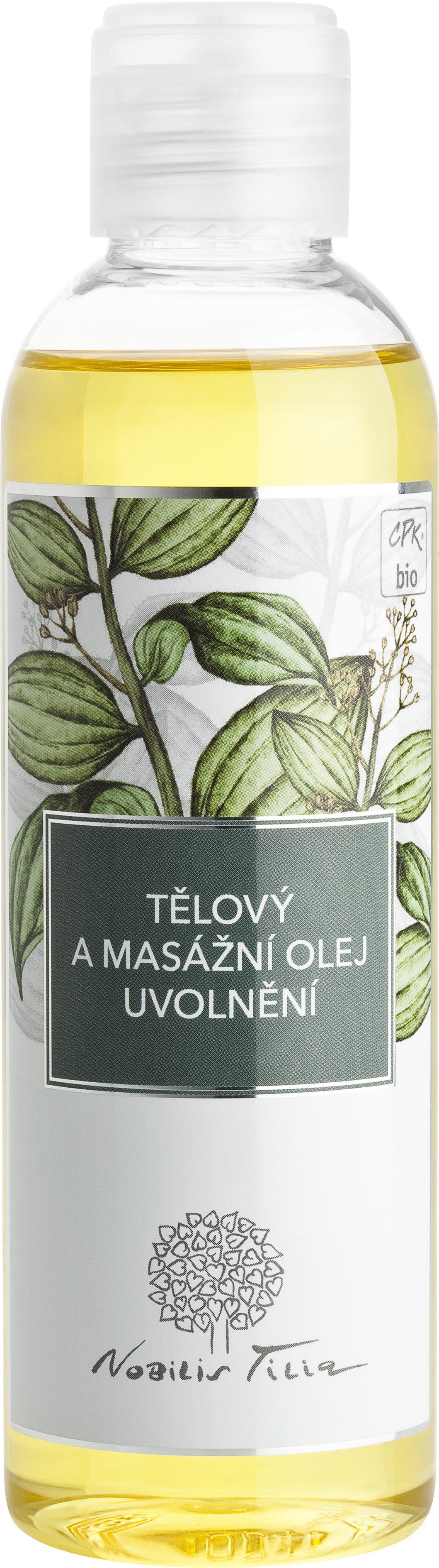 Tělový a masážní olej Uvolnění 200ml Nobilis Tilia