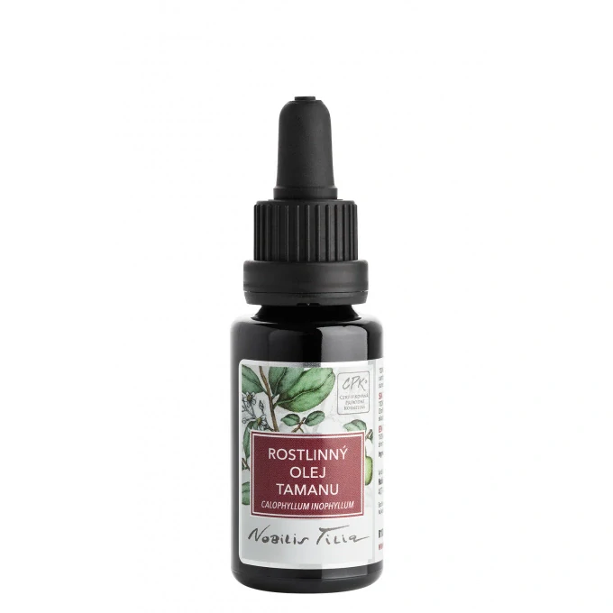 Tamanu olej 20 ml Nobilis Tilia, fialové sklo