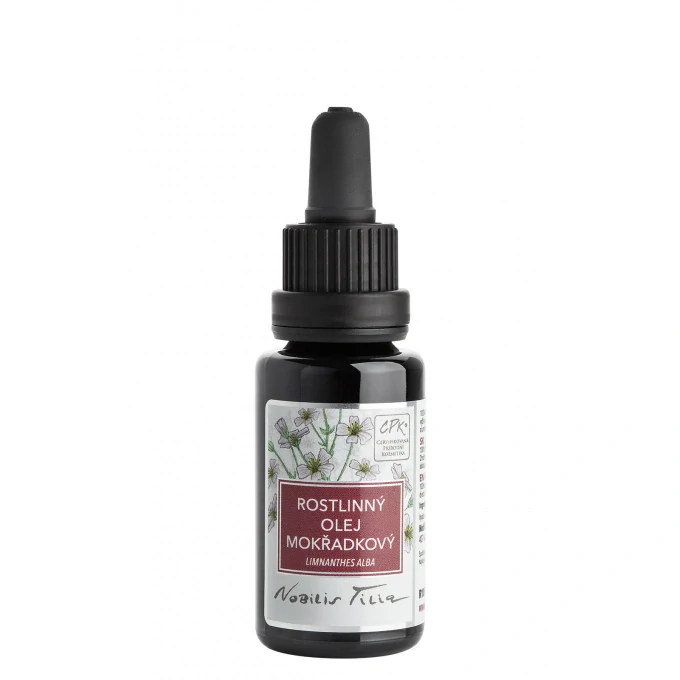 Mokřadkový olej 20 ml Nobilis Tilia, fialové sklo