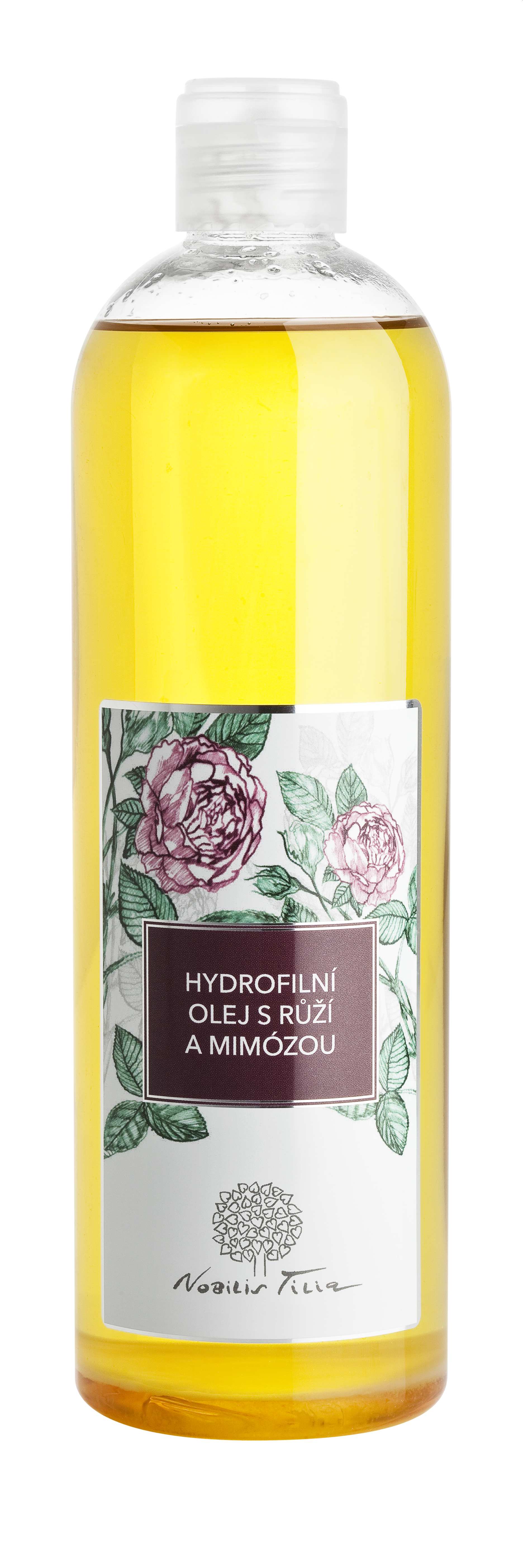 Hydrofilní olej s Růží a mimózou 500 ml Nobilis Tilia