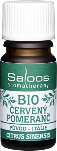 Éterický olej ČERVENÝ POMERANČ BIO 5 ml, Saloos