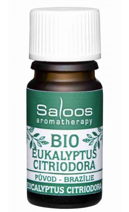 Éterický olej EUKALYPTUS CITRIODORA BIO 5 ml, Saloos