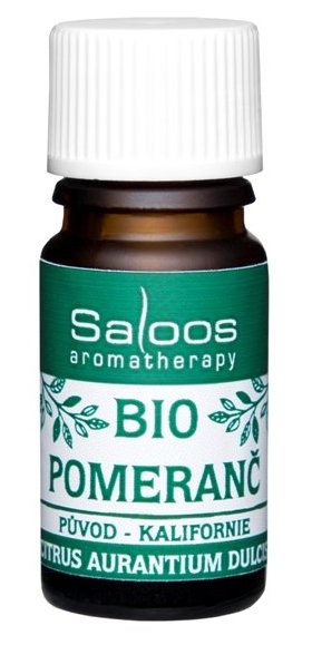 Éterický olej POMERANČ BIO 5 ml, Saloos