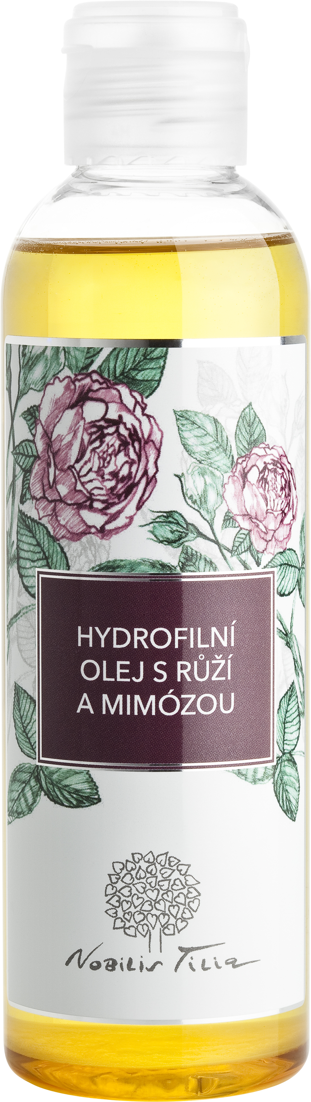 Hydrofilní olej s Růží a mimózou 200 ml Nobilis Tilia