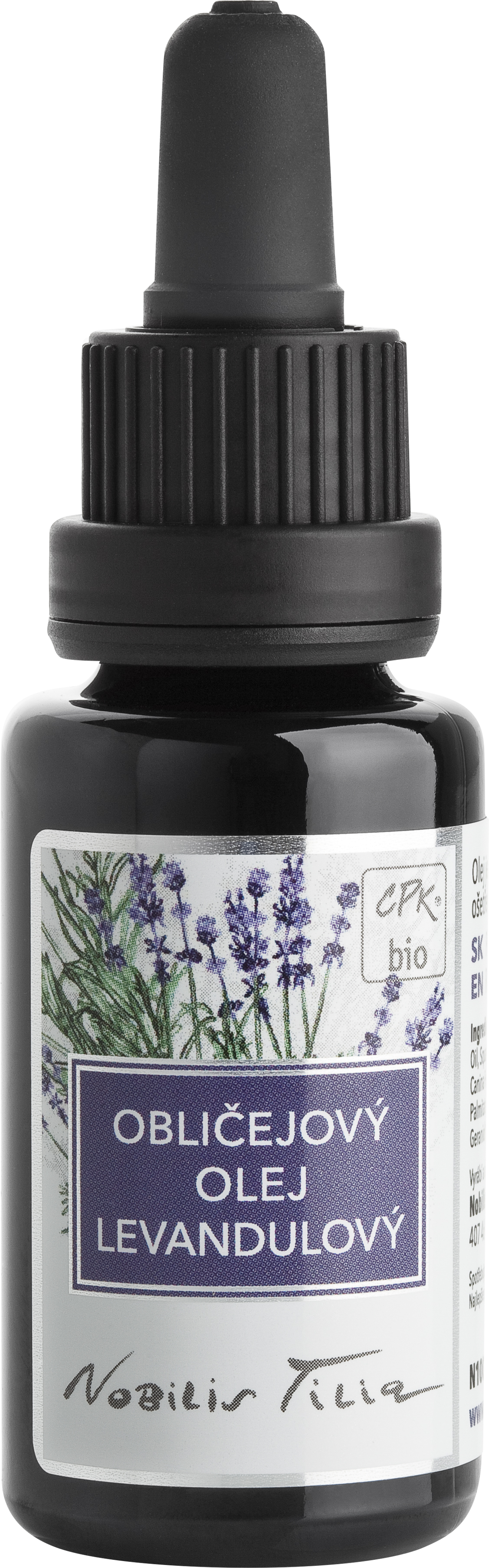 Obličejový olej Levandulový 20 ml Nobilis Tilia