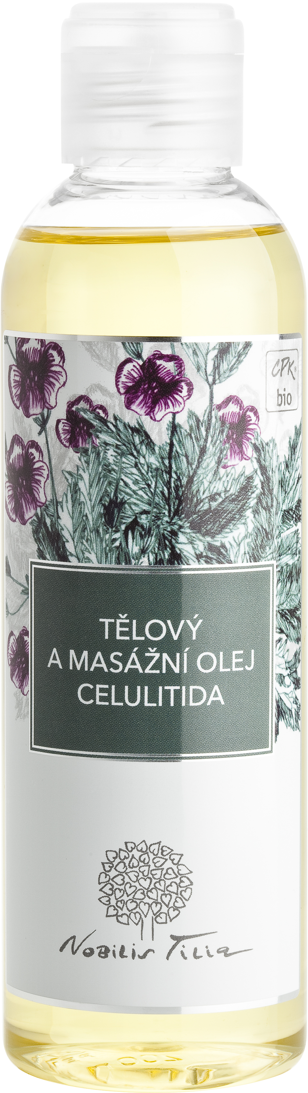Tělový a masážní olej Celulitida 200ml Nobilis Tilia