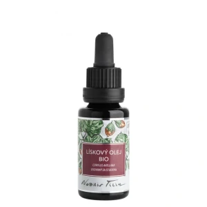 Lískový olej bio 20 ml Nobilis Tilia, fialové sklo