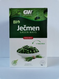 Green Ways Zelený ječmen v tabletách 210 g (600 tablet) Bio GW