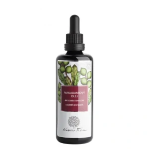 Makadamiový olej 100 ml Nobilis Tilia, fialové sklo