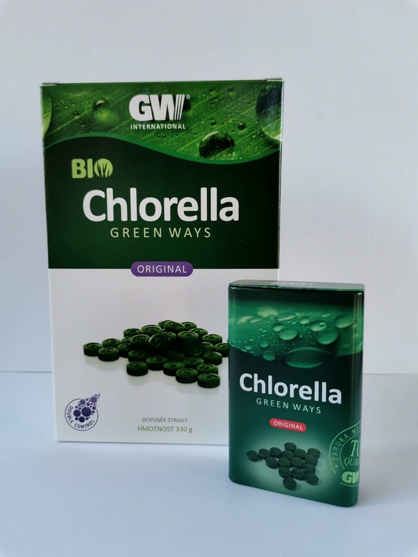 Cestovní krabička na tabletovou Chlorellu/Ječmen Green Ways