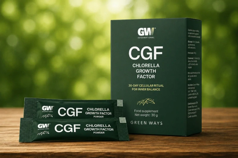 Green Ways CGF: Chlorella Growth Factor (30 sáčků)