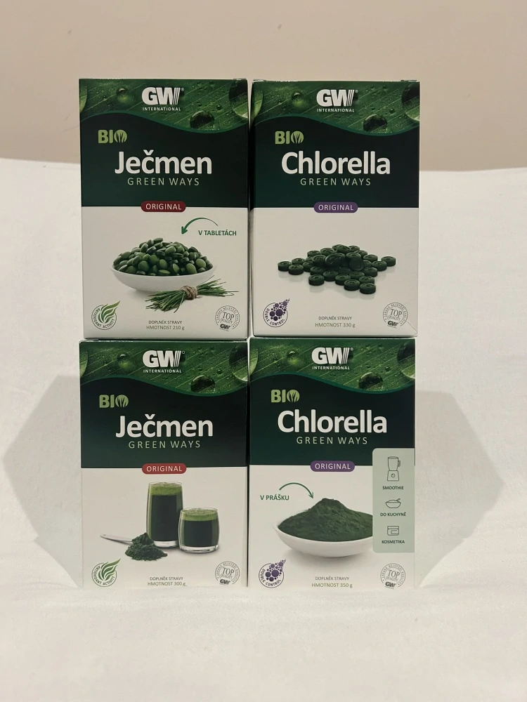 Zelený ječmen 3+1 zdarma, cena za kus 900 Kč - Green Ways
